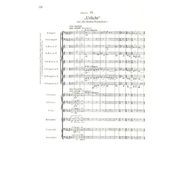 Edition Eulenburg Mahler Sinfonie Nr.2 C-Moll