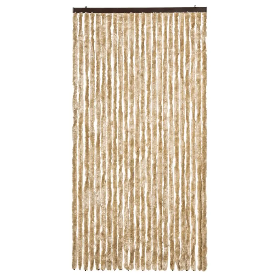 vidaXL - Insectengordijn - Beige - Polypropyleen - 100 x 220 cm