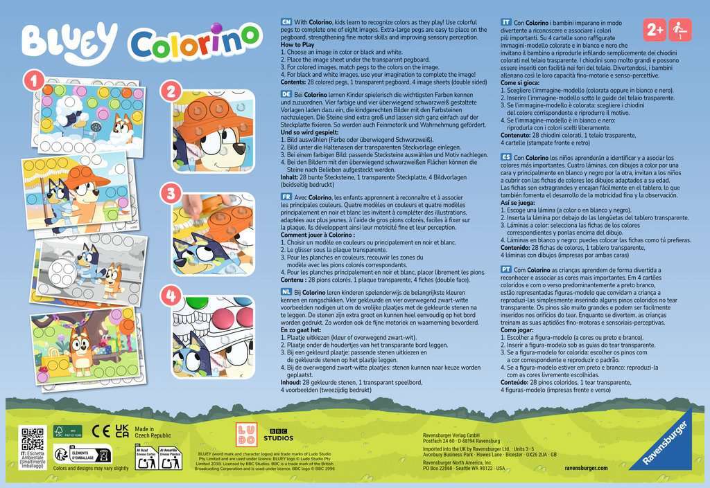 Ravensburger Spiel Bluey Colorino