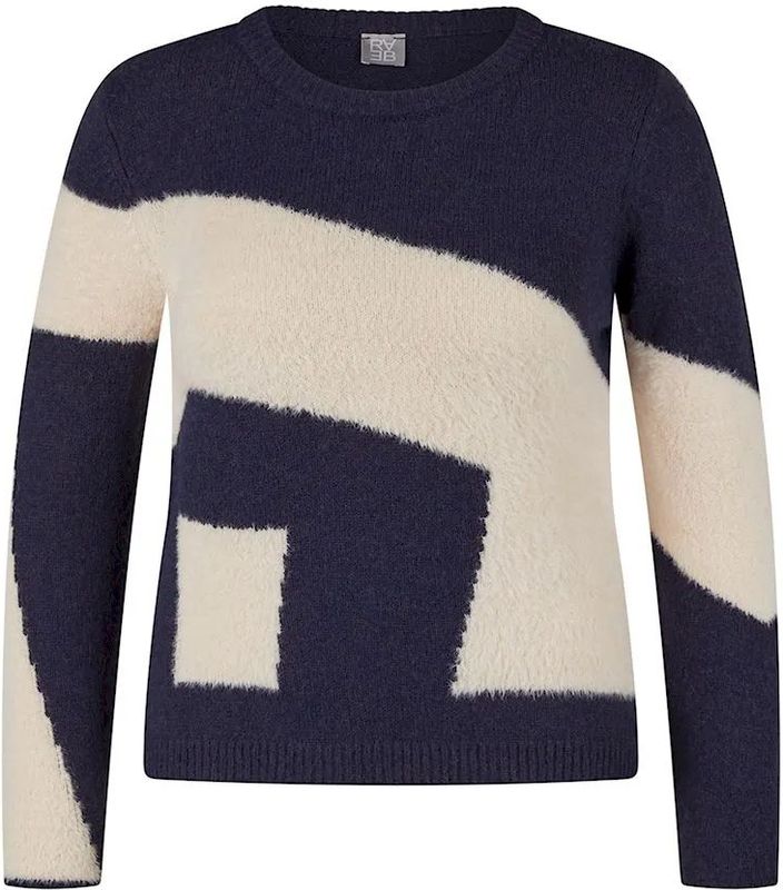 Rabe - Trui Print - Blauw - 40