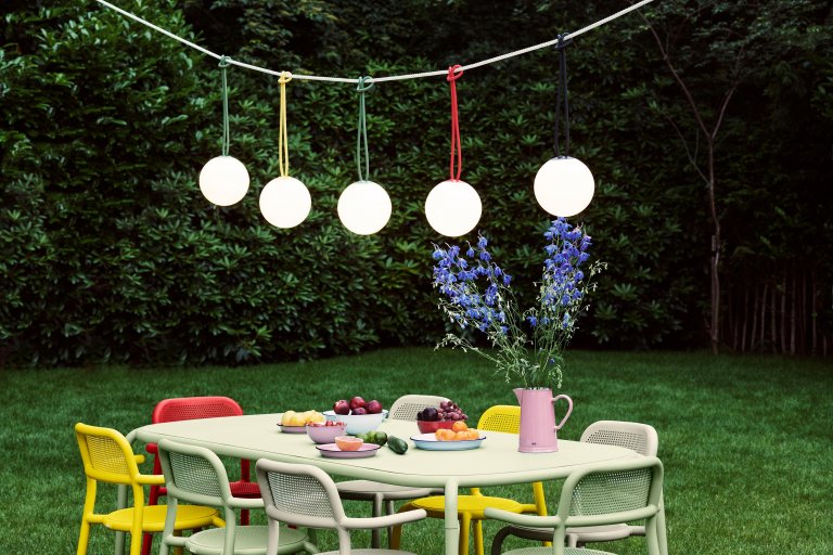 Fatboy Bolleke hanglamp LED oplaadbaar Ø20 Taupe