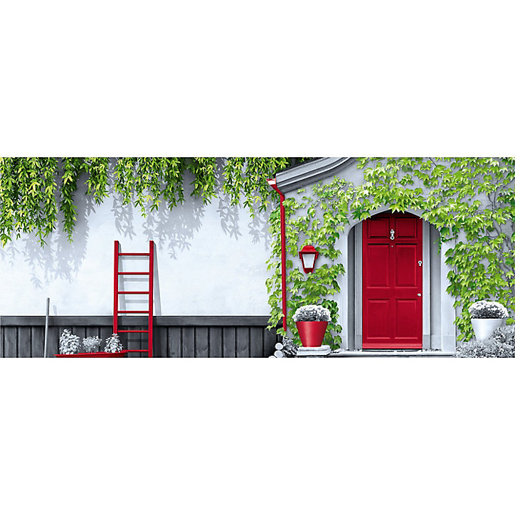 Peinture extérieure multi supports e garantie 8 ans Dulux Valentine satin rouge coquelicot 0,5L