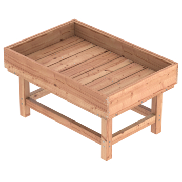 Royal Well moestuinbak groot Parsley Growbox Large hout 84 x 124 x 69 cm