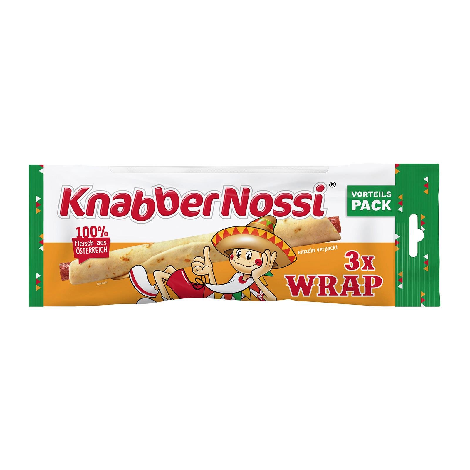 Knabber Nossi Pausenwrap 3er Pack