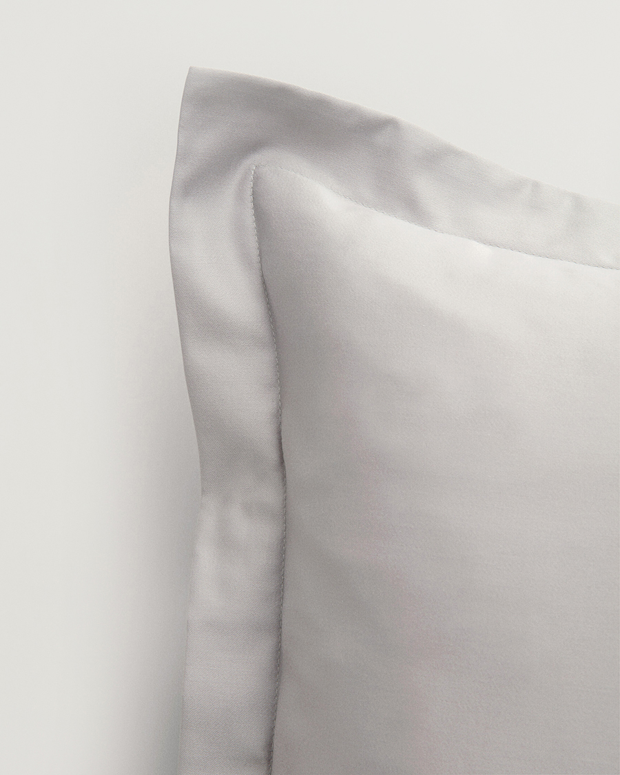 GANT Sateen Duvet & Pillowcase Set Moon Grey