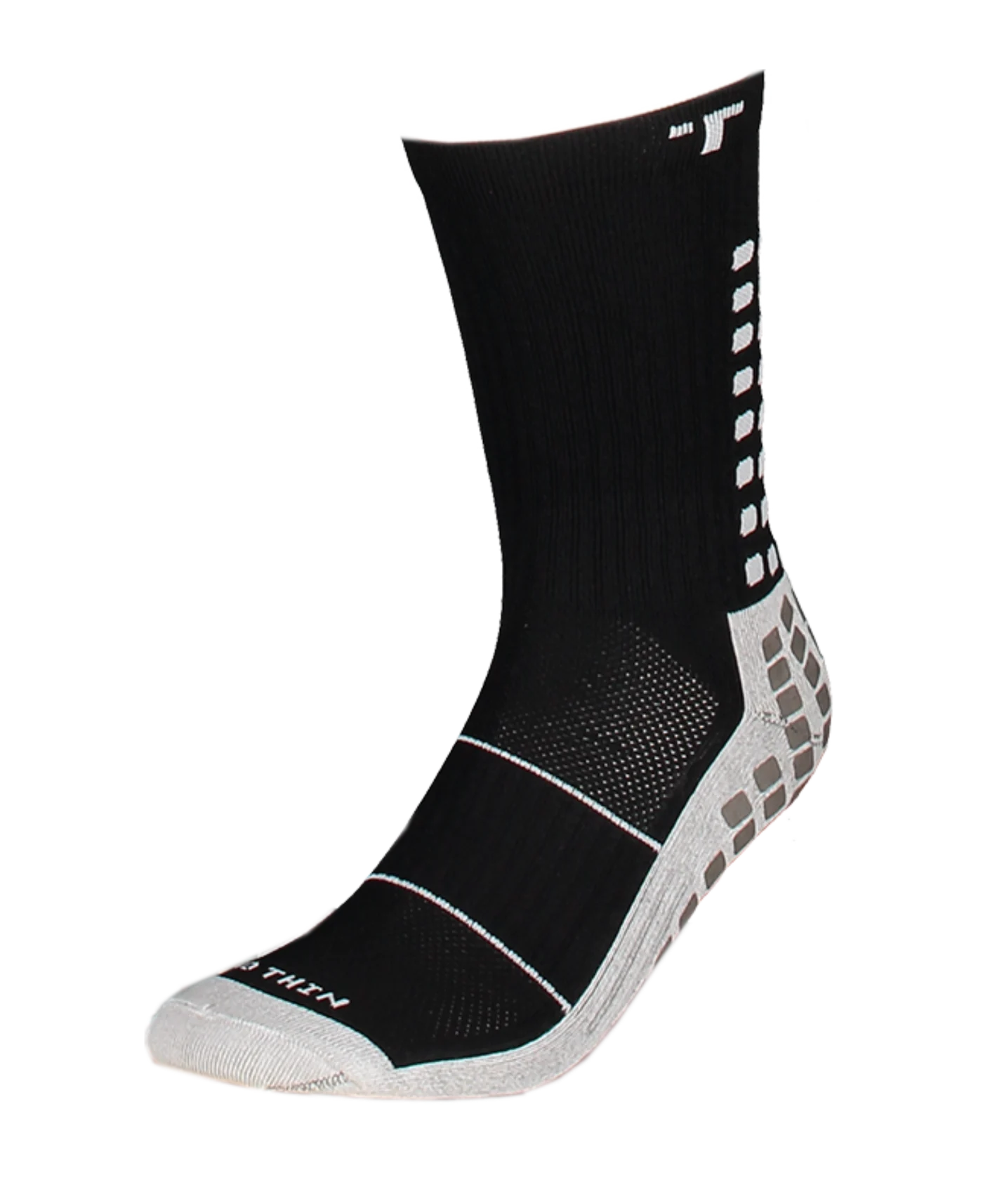 TruSox Mid Calf Thin 3.0 Socken Schwarz Weiss
