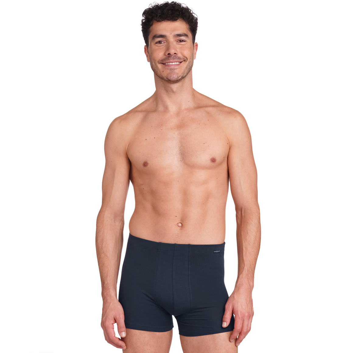 VanVaan Herren Retroshorts unifarben dunkelblau