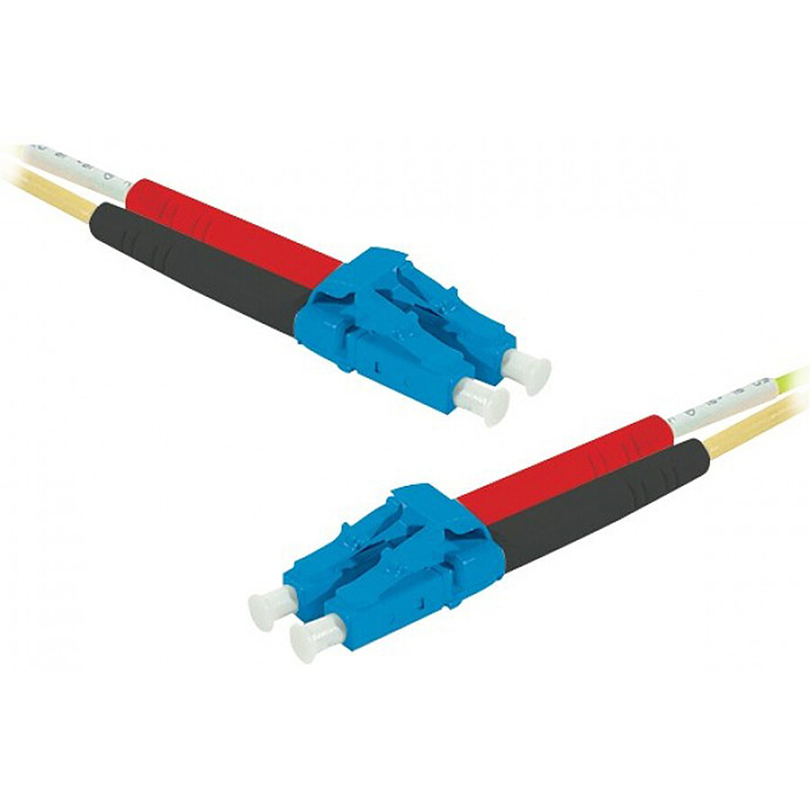 Jarretière optique duplex monomode 2mm OS2 LC-UPC/LC-UPC - 10 m