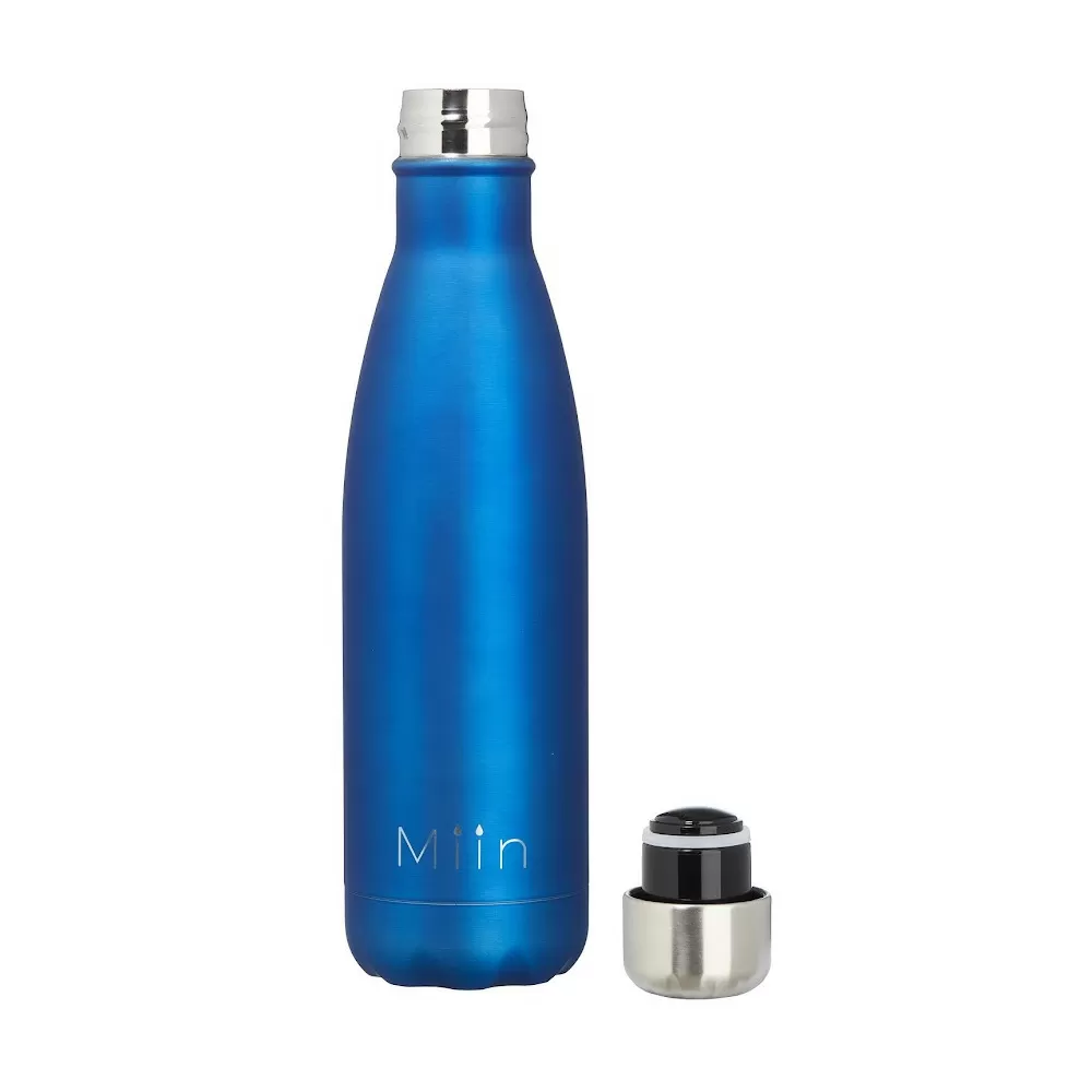 Miin Bottle Mat Blå Metallic- 1 stk