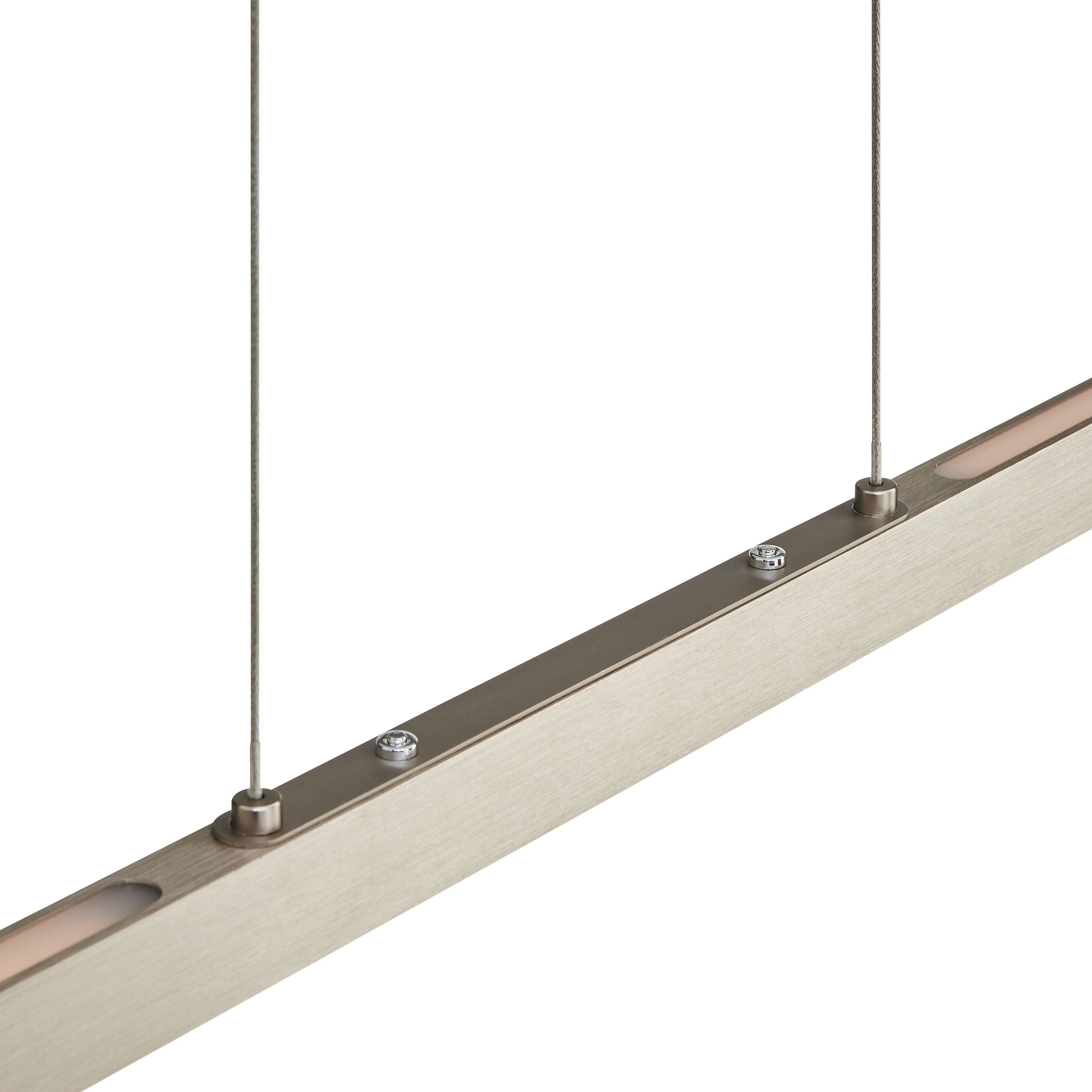 BOCA Hängeleuchte - Nickel / B: 120.0 cm x T: 1.5 cm