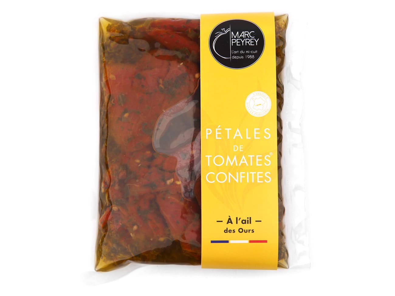 Pétales tomates confites - à l'ail des ours - 200 g - Marc Peyrey