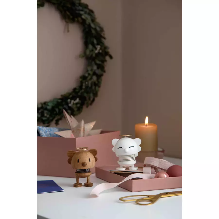 Hoptimist Dekofigur Angel Bimble S 7,1 cm weiß