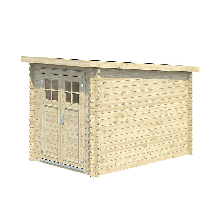 Abri de jardin GoodHome Belaia Ep. 28 mm surface extérieure 6,72 m² en bois