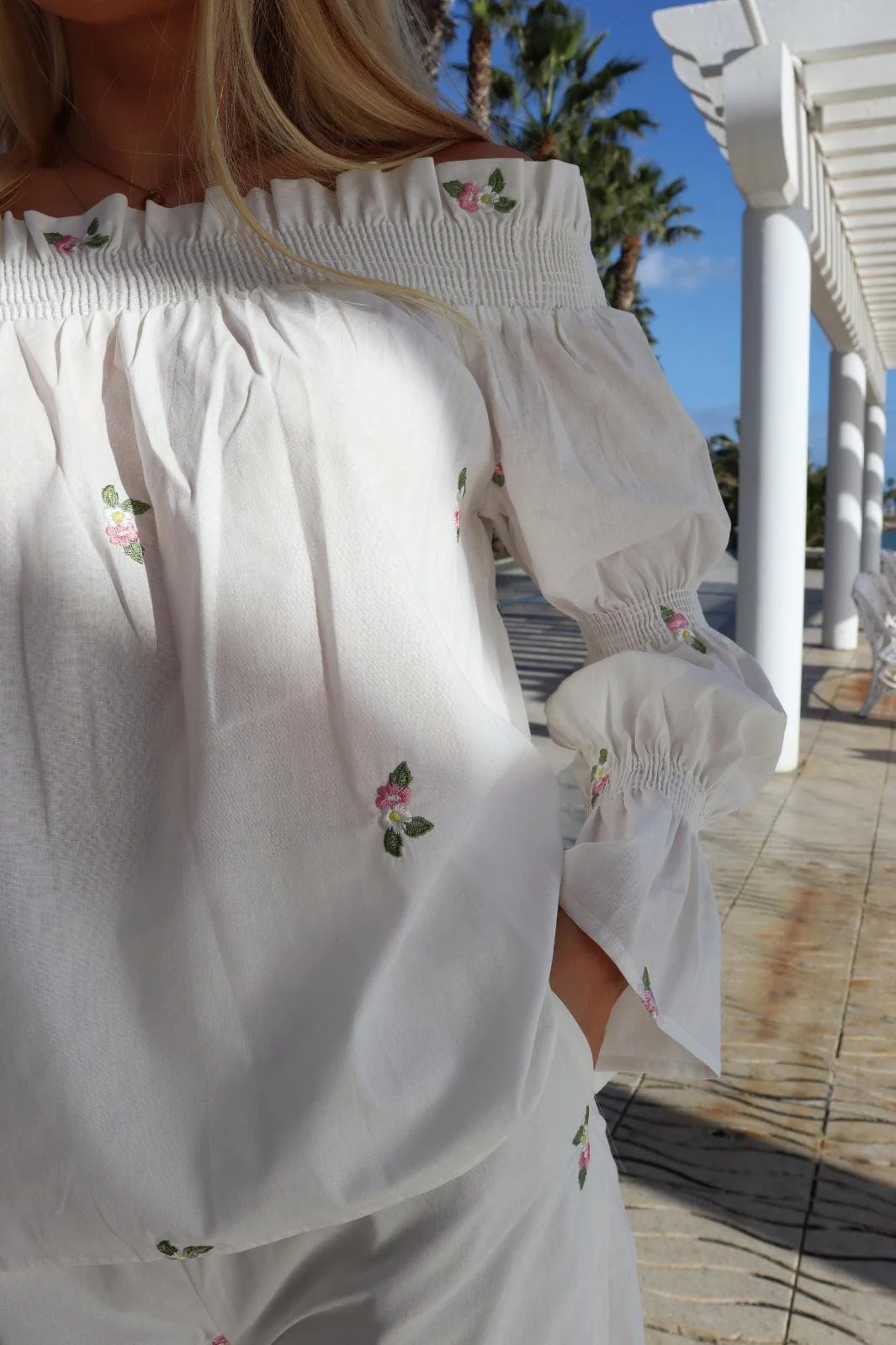 Liberte Rillo-Offshoulder-Blouse