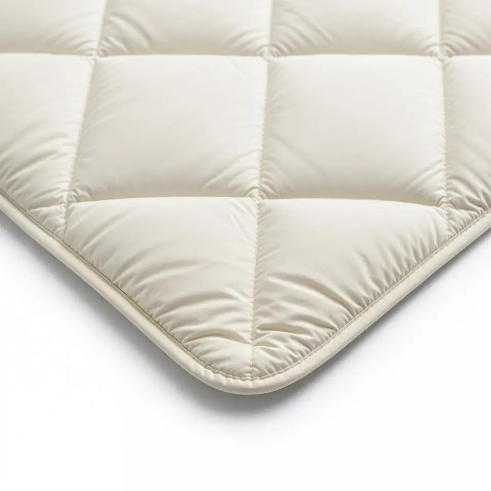 Dekbed zonder Overtrek Diamond 240x200 – Met Kussenslopen– Wasbaar – Crème/Groen