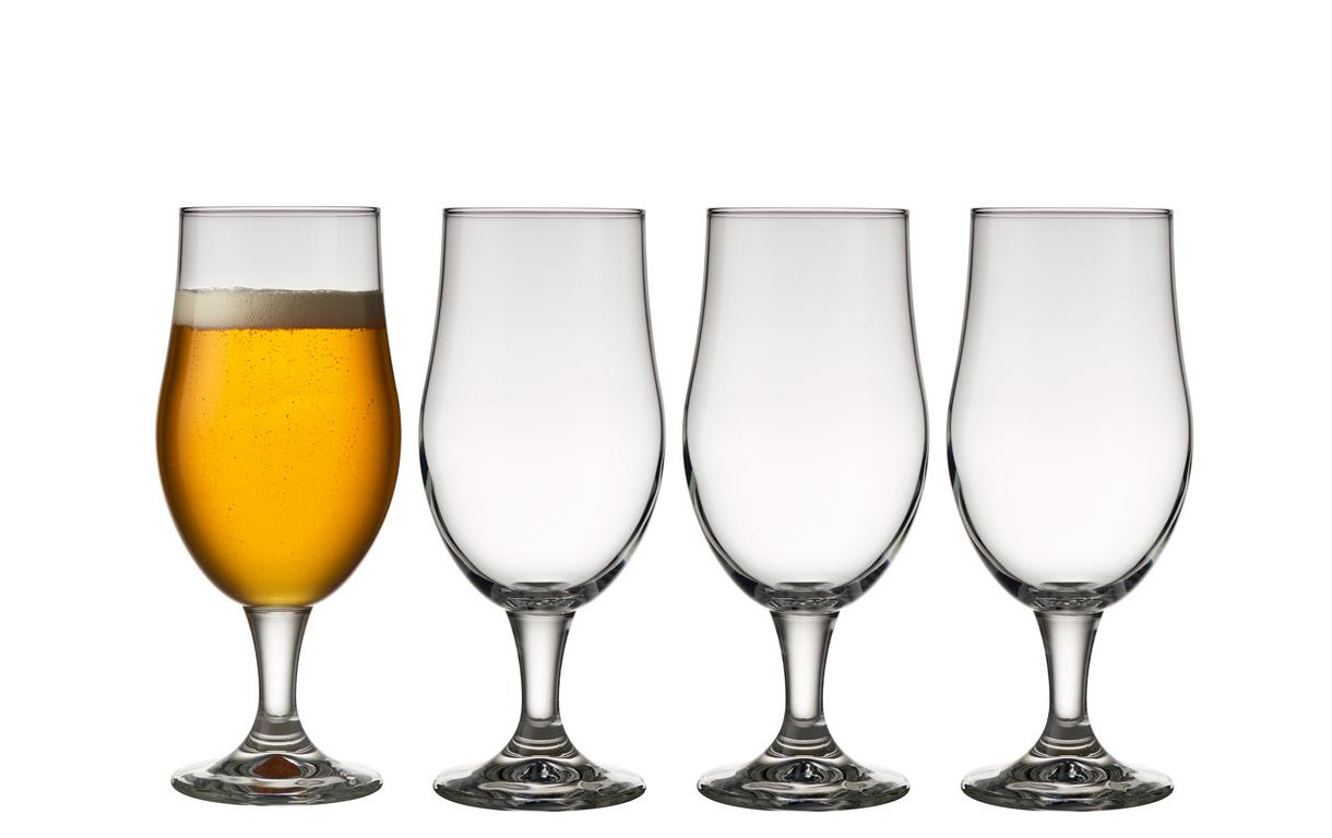 Bierglas Juvel 4 Stück, 49 clStillvolles Biertrinkgefäss