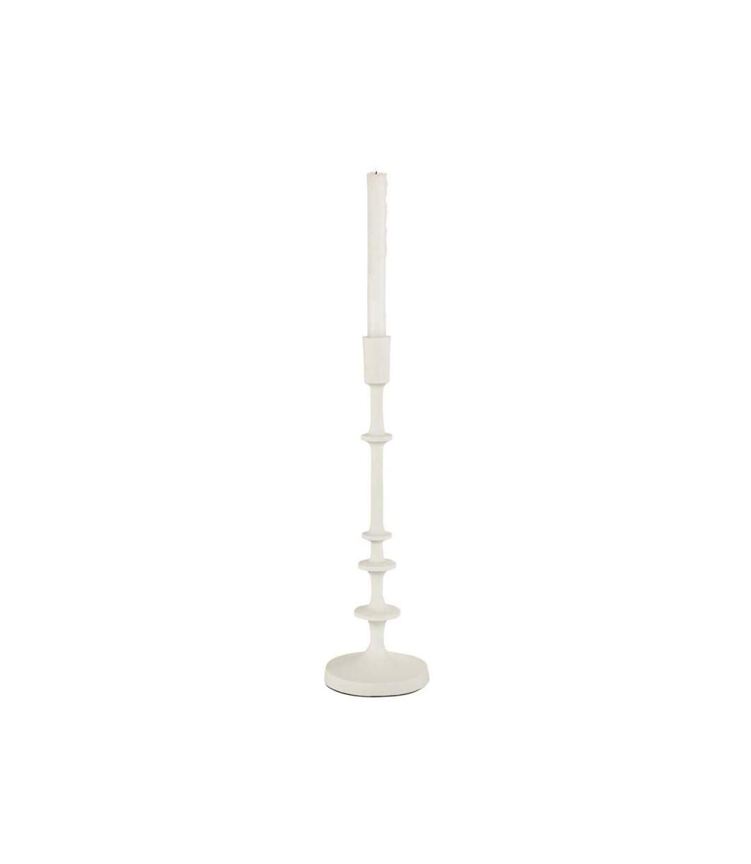 Paris Prix - Chandelier Rond Design izy 42cm Blanc