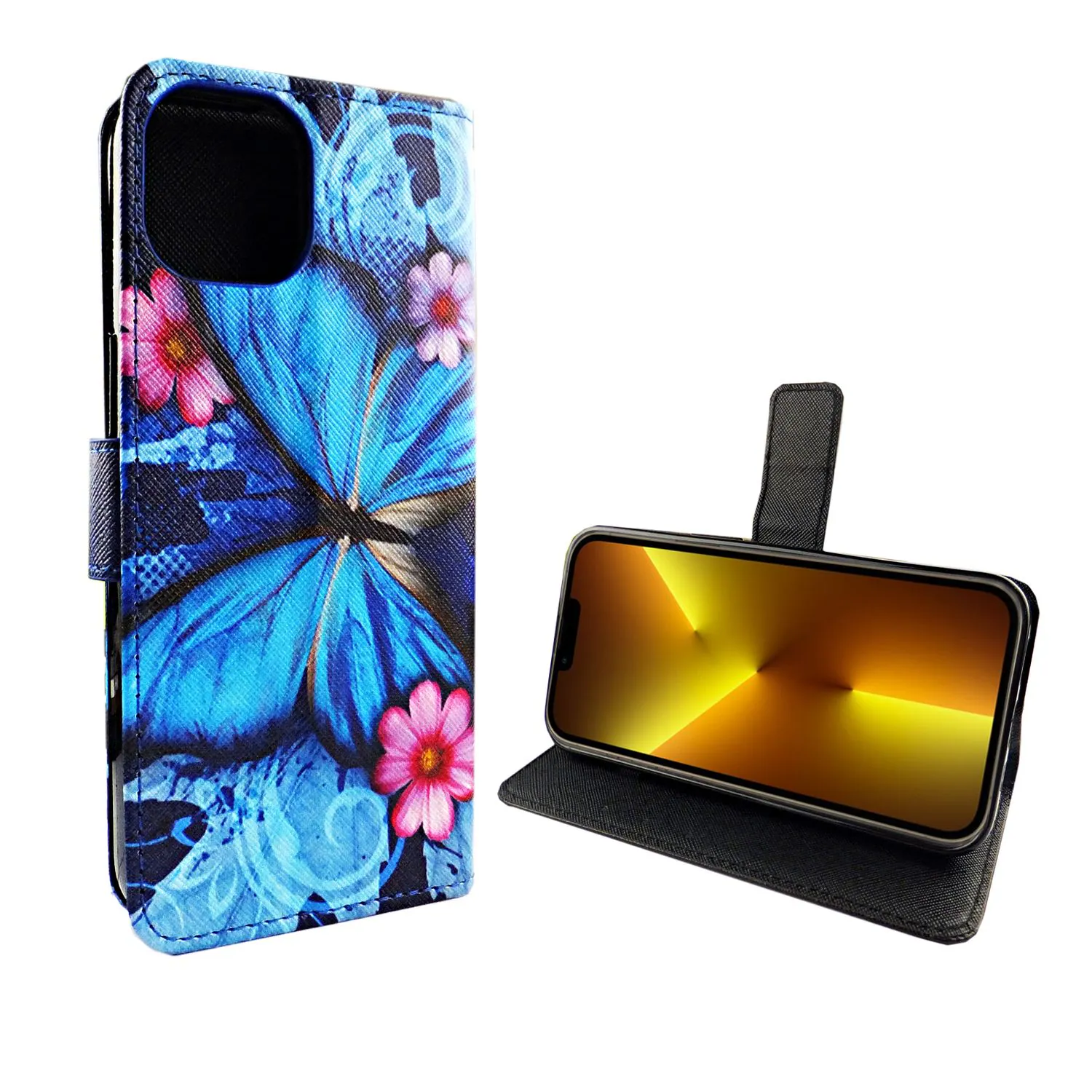 Handyhülle für Apple iPhone 13 Pro Case Cover Schutztasche Schutzhülle Bookstyle