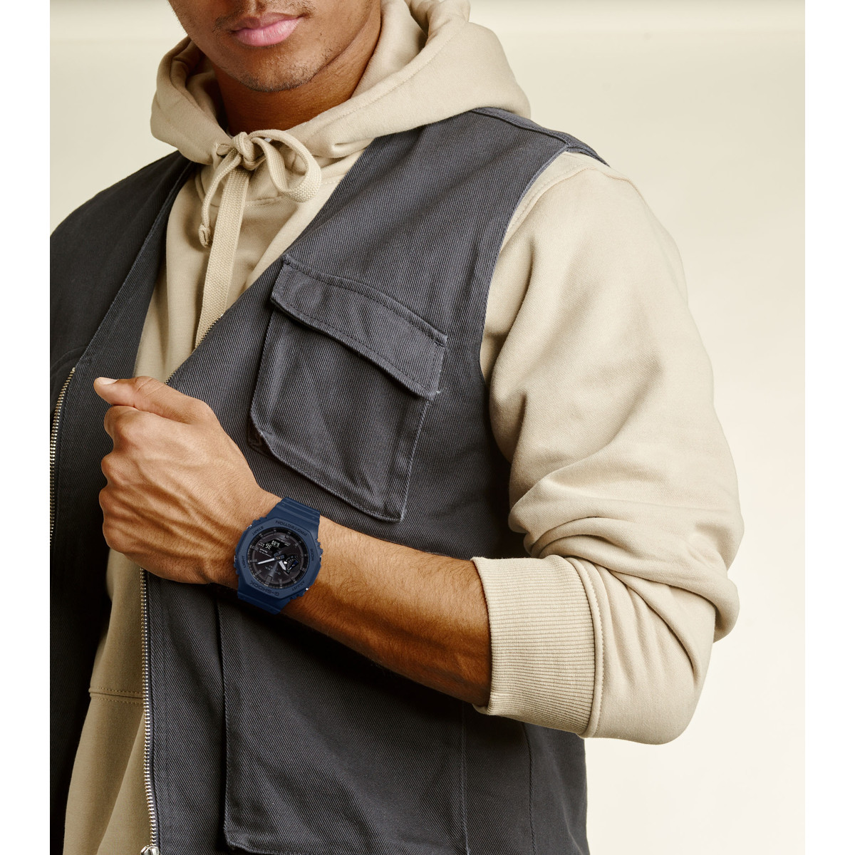 Montre G-SHOCK homme bracelet résine bleue