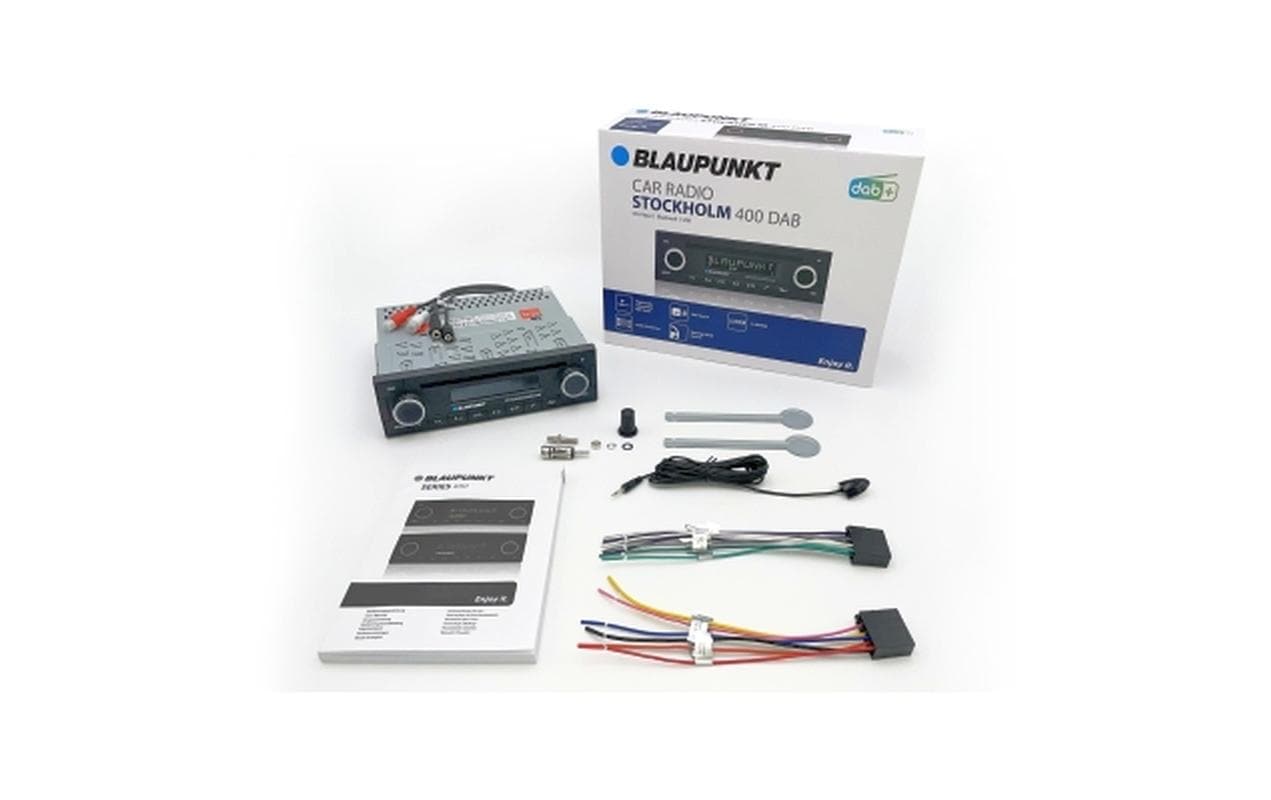 Autoradio Stockholm 1 DIN<br>Autoradio mit Digital Media Receiver, Bluetooth und DAB Digitalradio