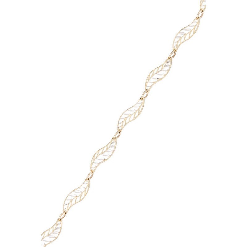Bracelet or bicolore 