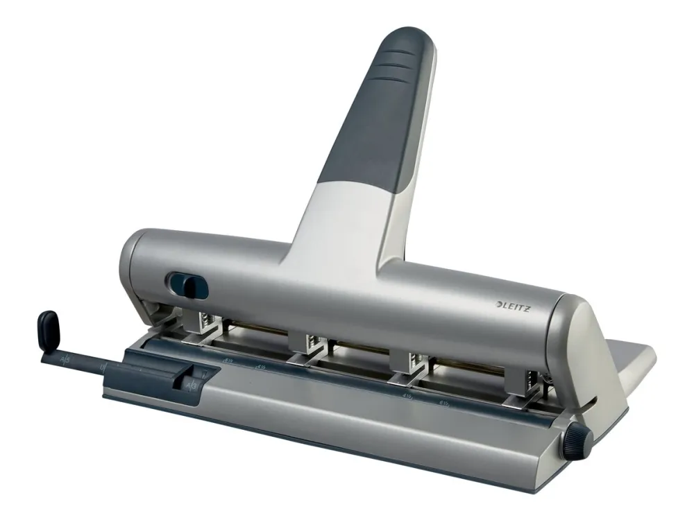 Hulapparat Leitz 5114 WOW 4-6 huls sort/sølv