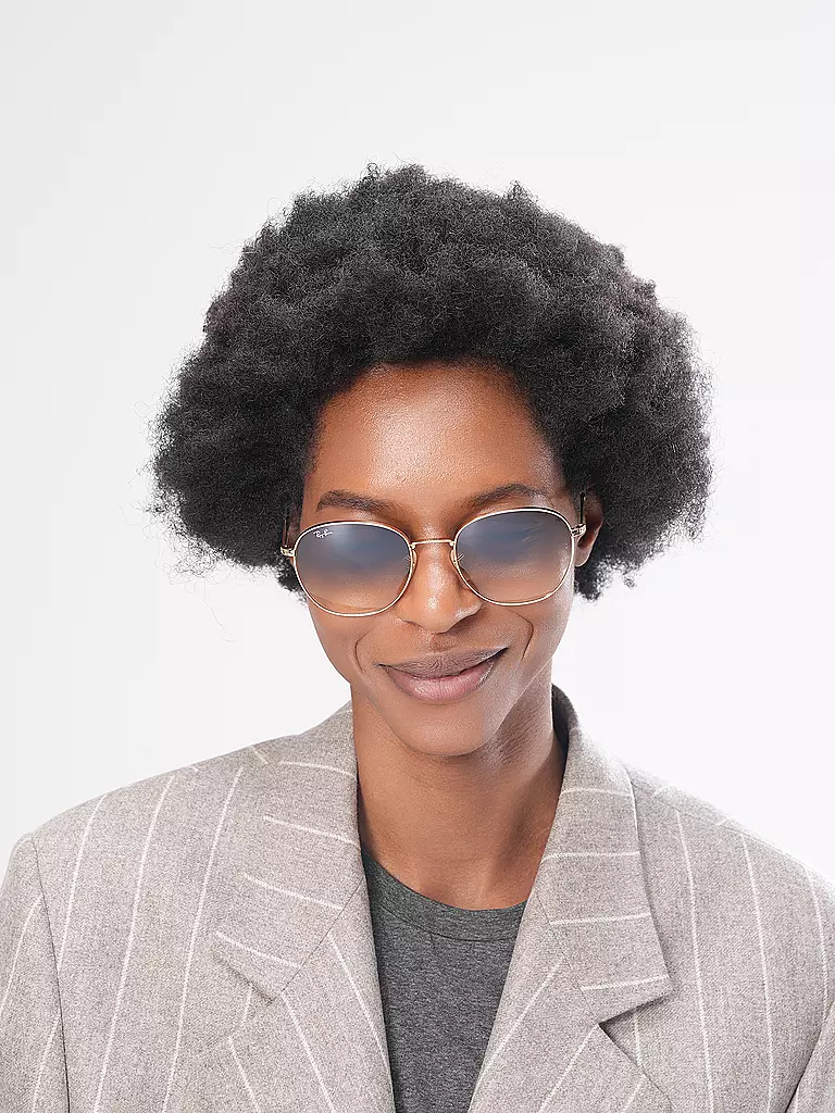 RAY BAN Sonnenbrille 0RB3809/55 gold