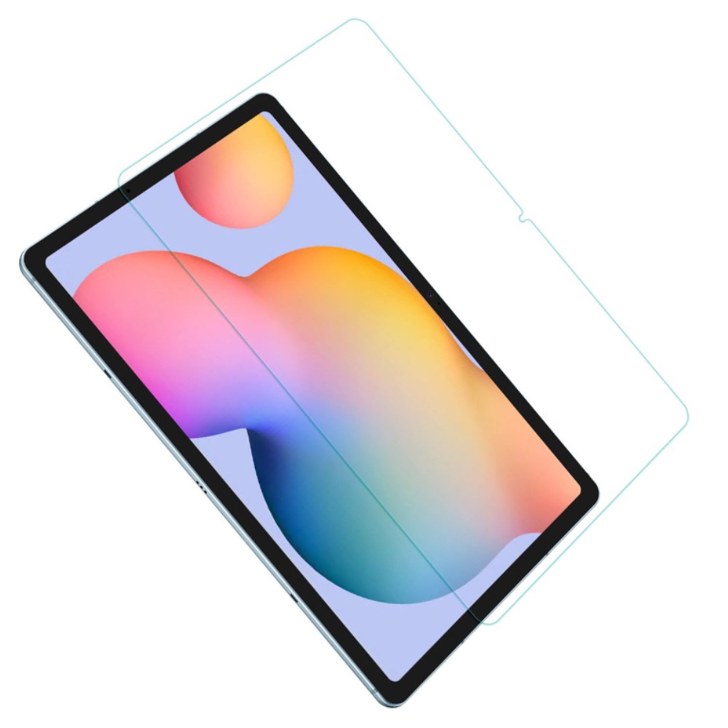 Panzerfolie Glas für Samsung Galaxy Tab S7 FE Schutzglas 9h Hartglas Schutzfolie