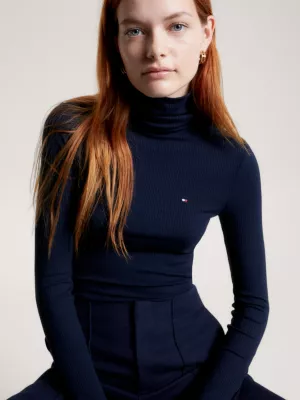 Blusa de gola alta justa