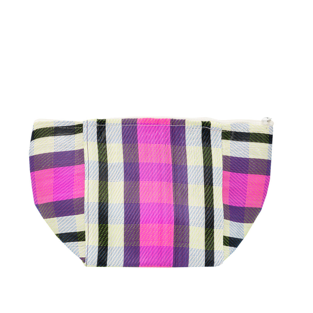 Bolsa Praia - Roxo, Branco E Preto