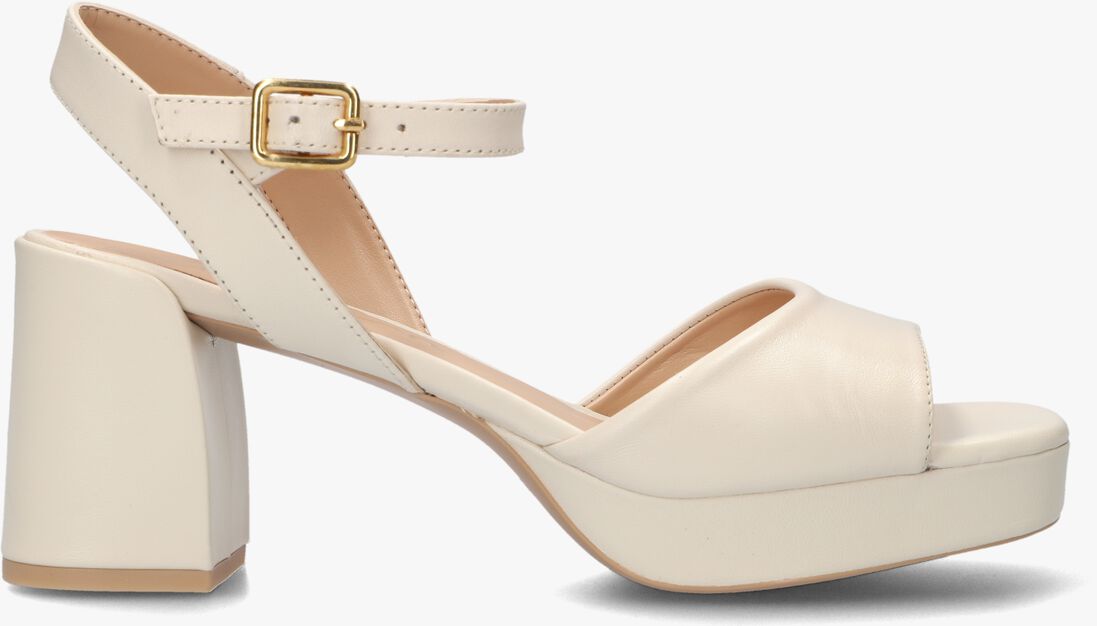 beige unisa sandalen met hak ney