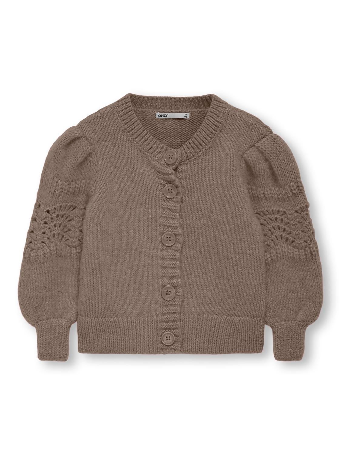 KMGKAREN Strickjacke Walnut