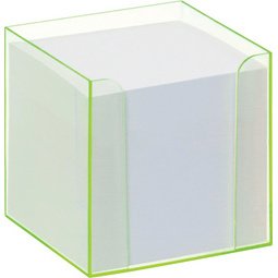 Bloc cube avec boîtier 'Luxbox' équipé - bloc de 800 feuillles
