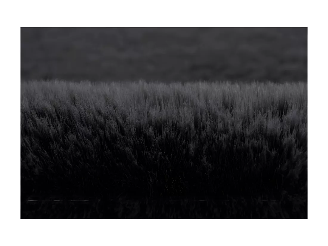 Tapis 150x80cm, design H008N coloris graphite - Confort et élégance pour votre intérieur