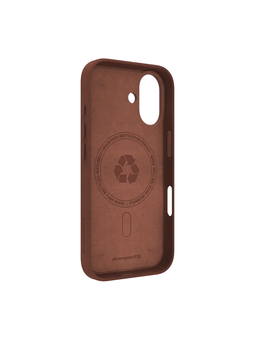 iPhone 17 MagSafe Echtleder Hardcase Hülle Roskilde Recycled (RO63GT006636) - Dark Tan