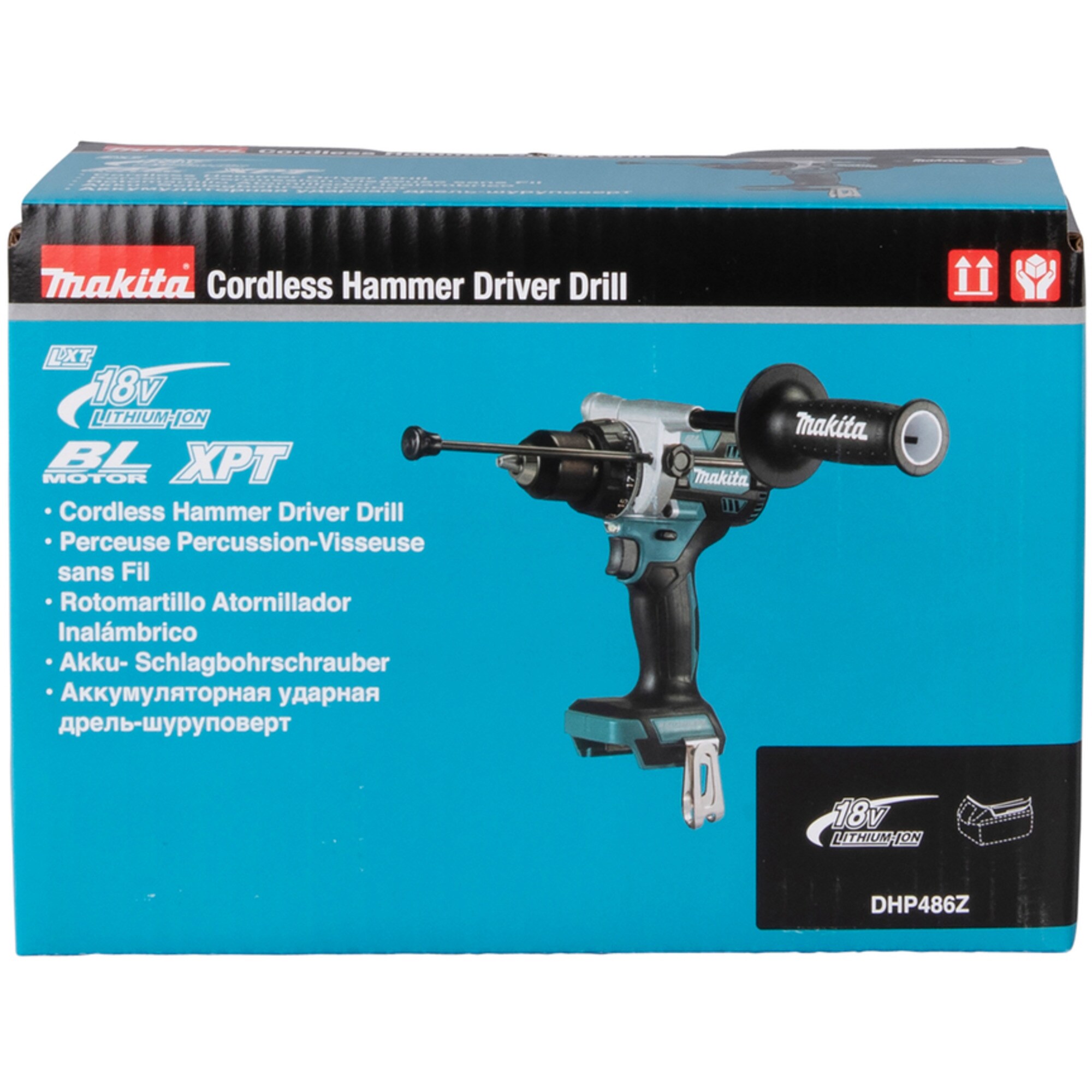 Makita Schlagbohrschrauber Akku-Schlagbohrschrauber DHP486Z, 18Volt