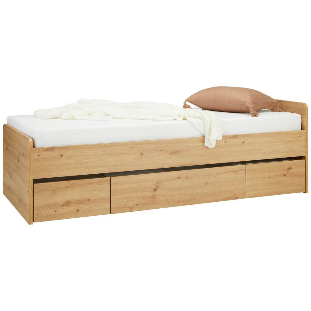 Bett ca. 90x200cm . Dirk Design geräumige Bettladen . minimalistisch .