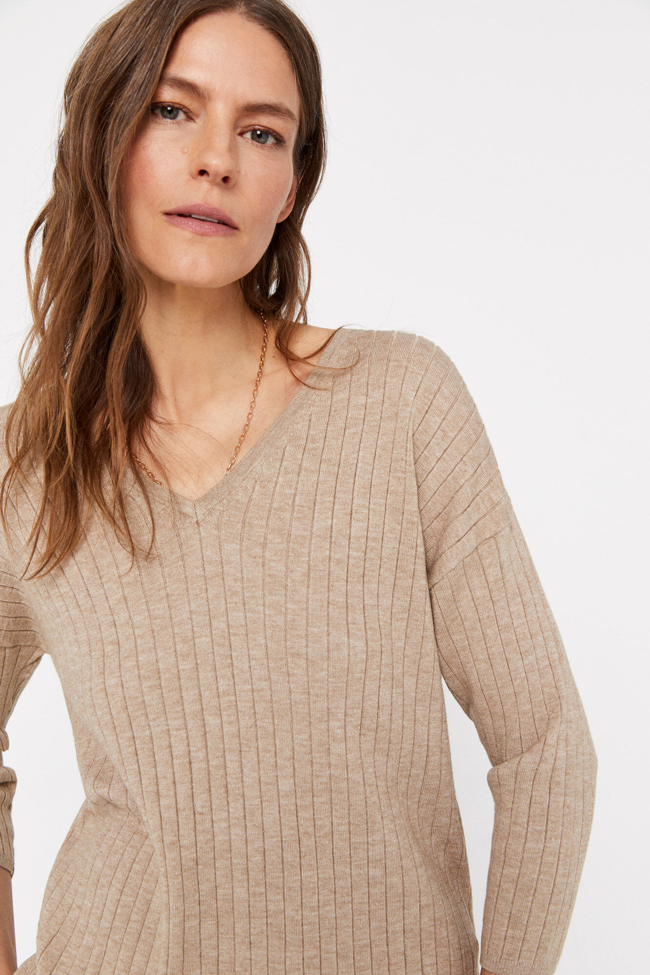 Camisa de viscose Ecovero - Marrom