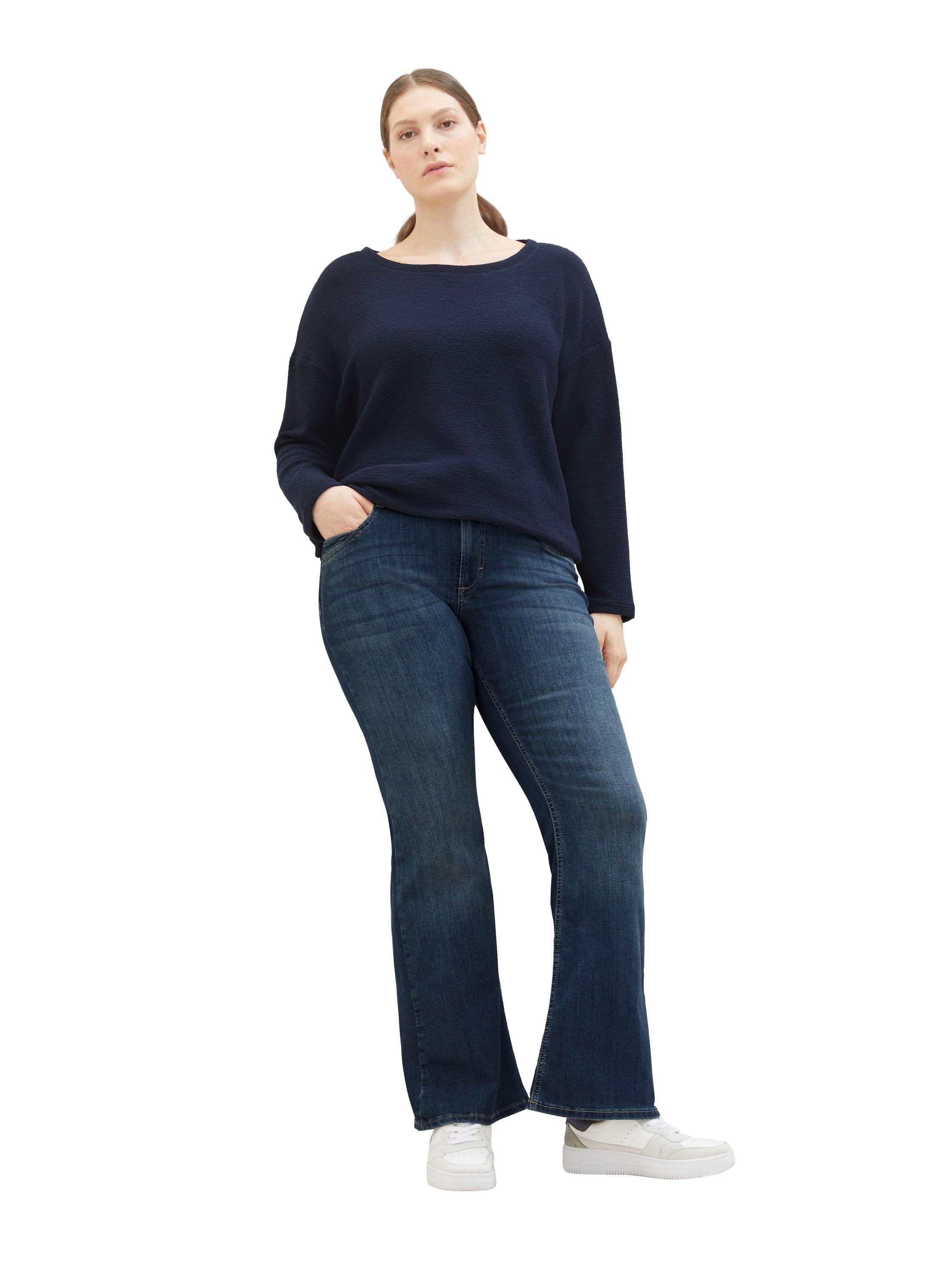 Bootcut Jeans in Used-Optik