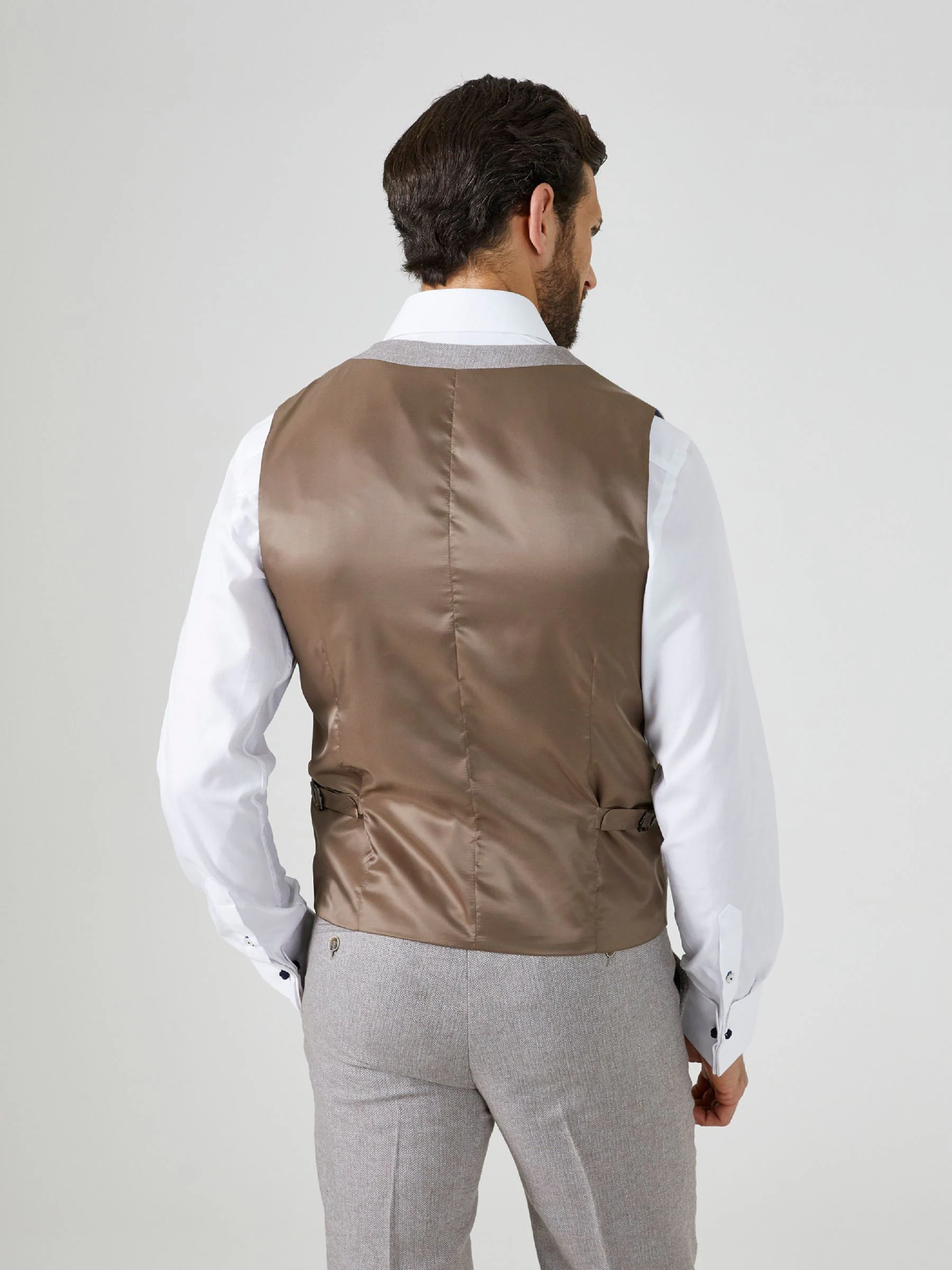 Grijs - Skopes Jude maatsnit getailleerd vest