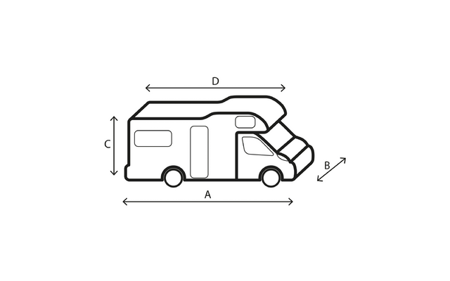 Brunner Wohnmobil Schutzhülle Camper Cover Design 12M