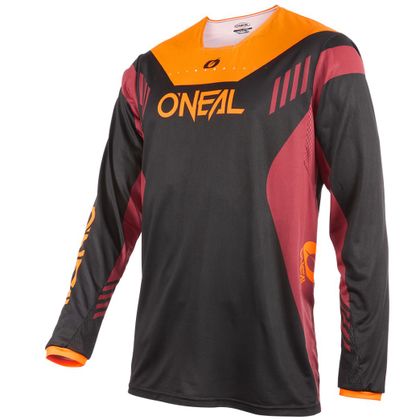 Maillot cross O'Neal ELEMENT HYBRID V.22 - BLACK RED ORANGE 2022 - Noir / Rouge