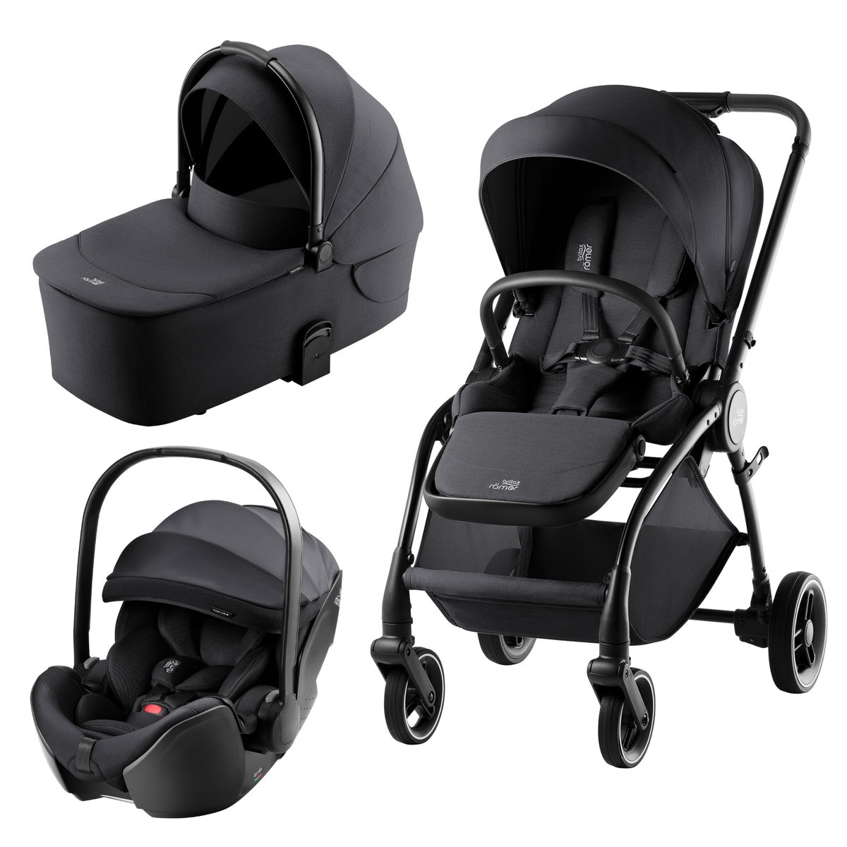 britax römerbritax römer   RIO 3in1 Set carbon black