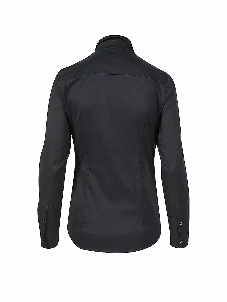 TOMMY HILFIGER Bluse Slim Fit blau