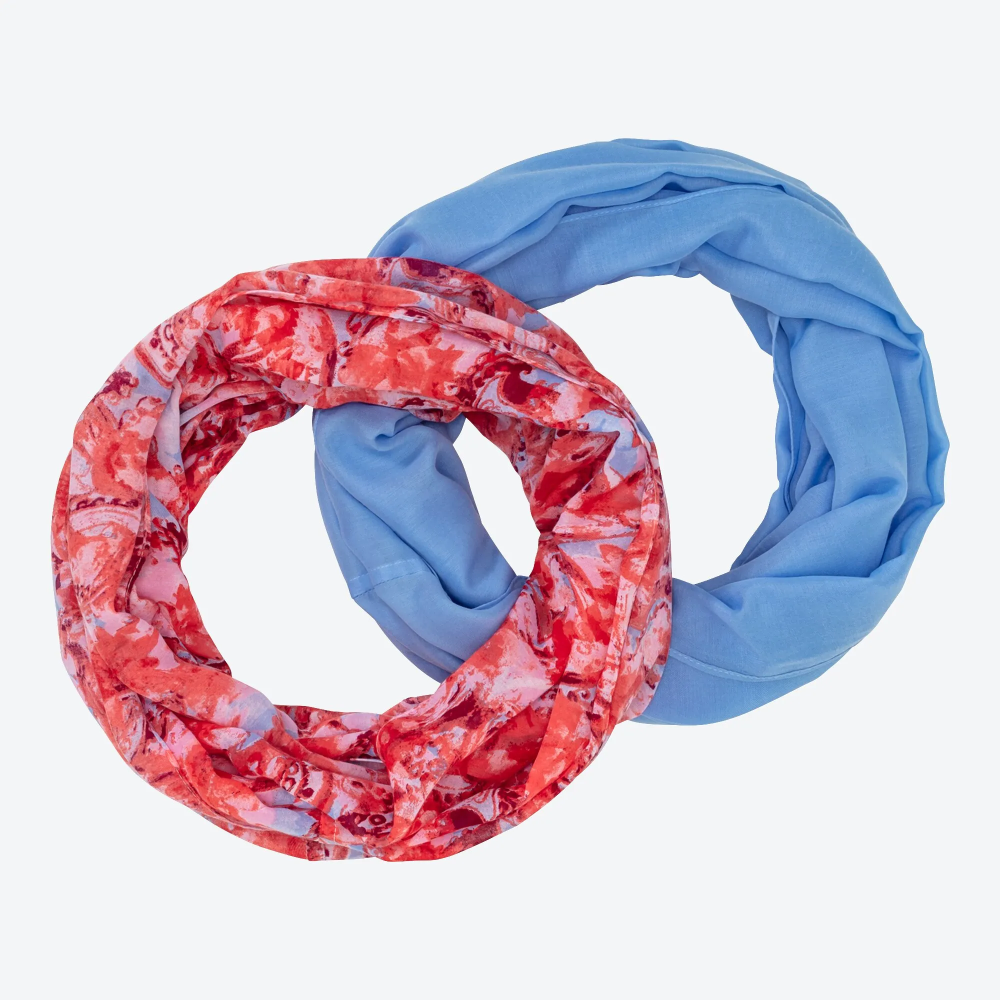 Damen-Loop-Schal, 2er-Pack