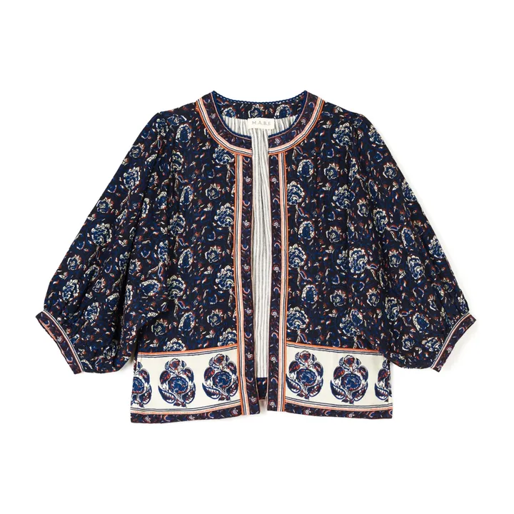 M.A.B.E. Veste Imprimée Seren | Bleu foncé
