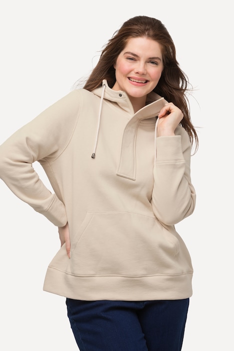 Hoodie, Zipper, Kapuze, Langarm, Biobaumwolle