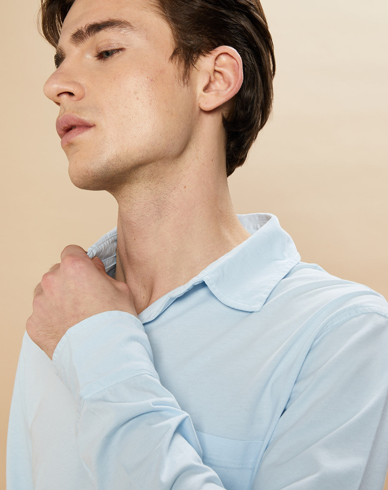 Hartford Polo Jersey bleu ciel