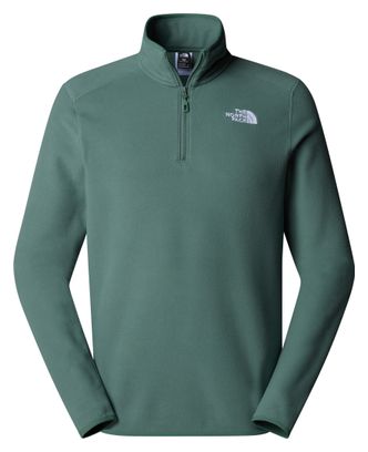Polaire The North Face 100 Glacier 1/4 Zip Vert Homme