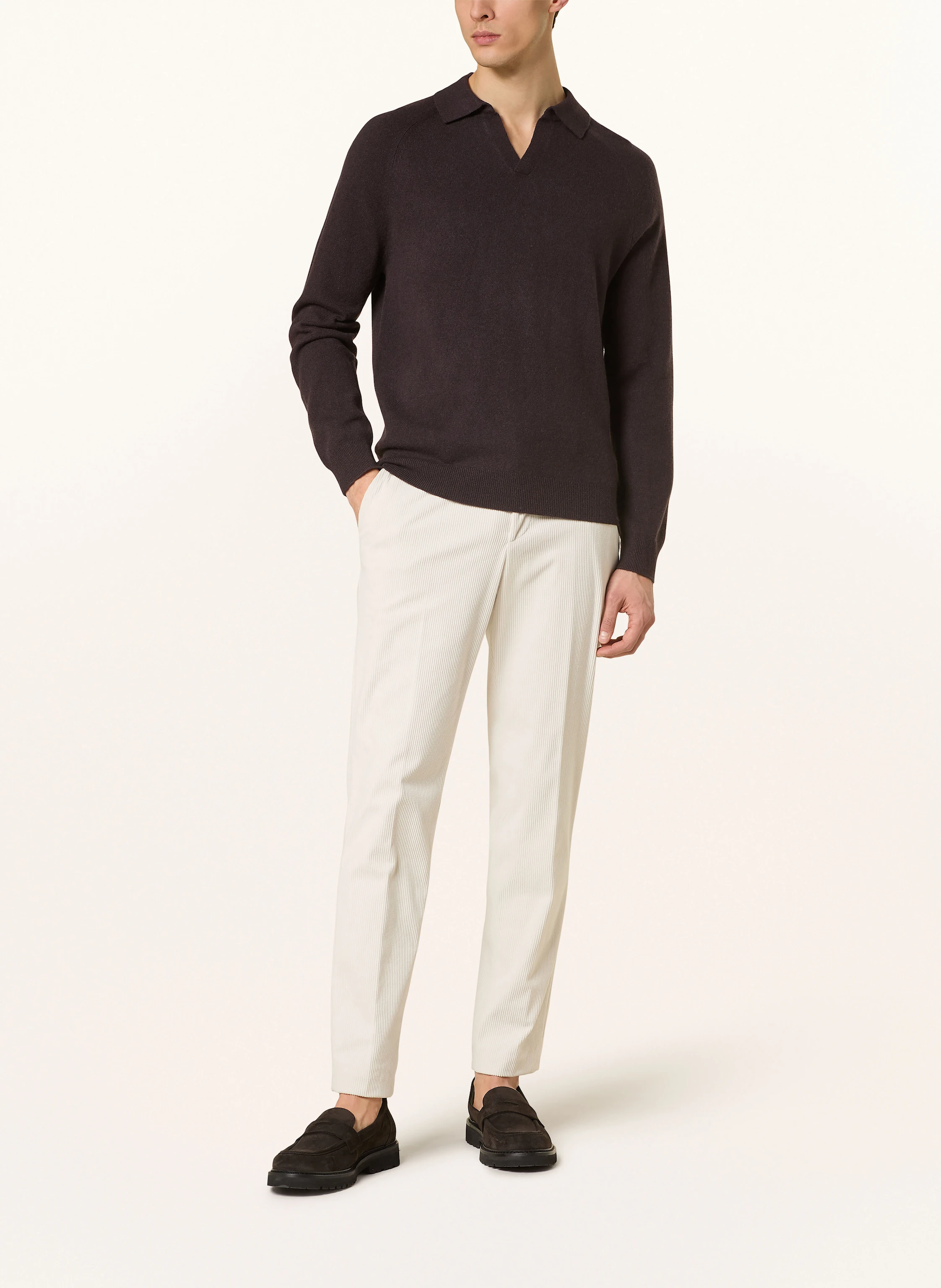 REISS Strick-Poloshirt GRANGE